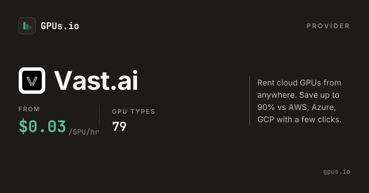 Vast.ai GPU Pricing & Review (2026) - Cloud GPU Provider Analysis