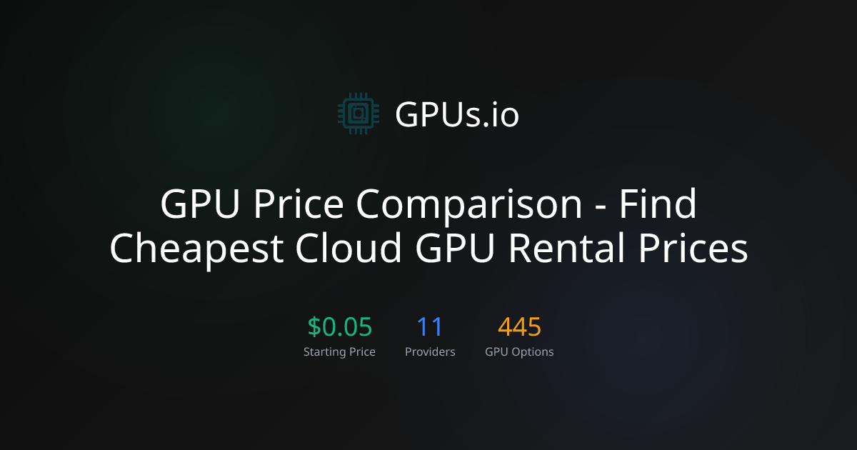 gpu-price-comparison-find-cheapest-cloud-gpu-rental-prices